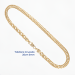 Tobillera Cruzada 25cm - 5mm - Vibrantto Joyas y Accesorios - 9110090