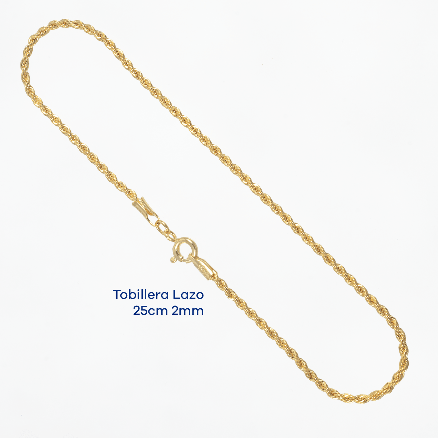 Tobillera Lazo 25cm - 2mm - Vibrantto Joyas y Accesorios - 9110043