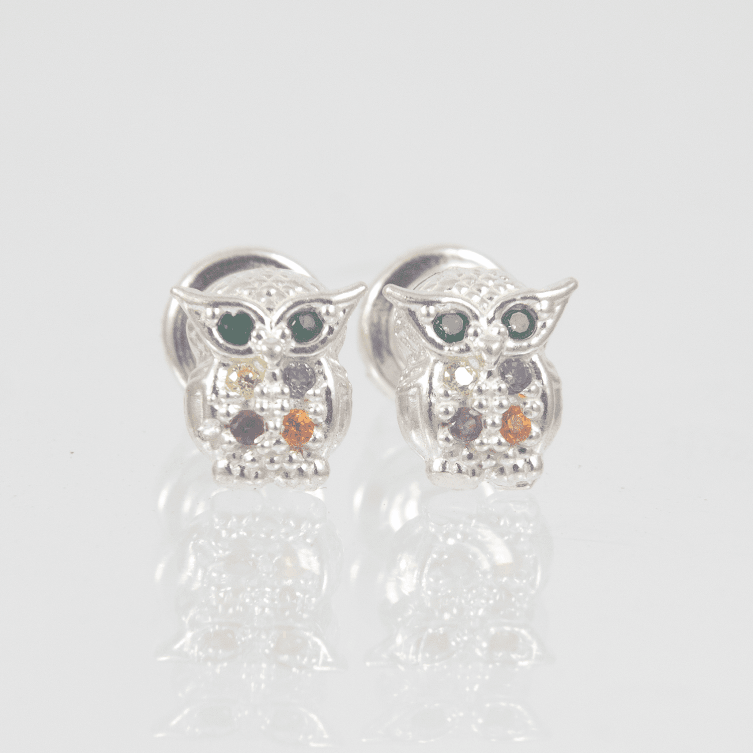 Topo Buho Circones Multicolor Rosca Seguridad - Vibrantto Joyas y Accesorios - P34253-COLOR