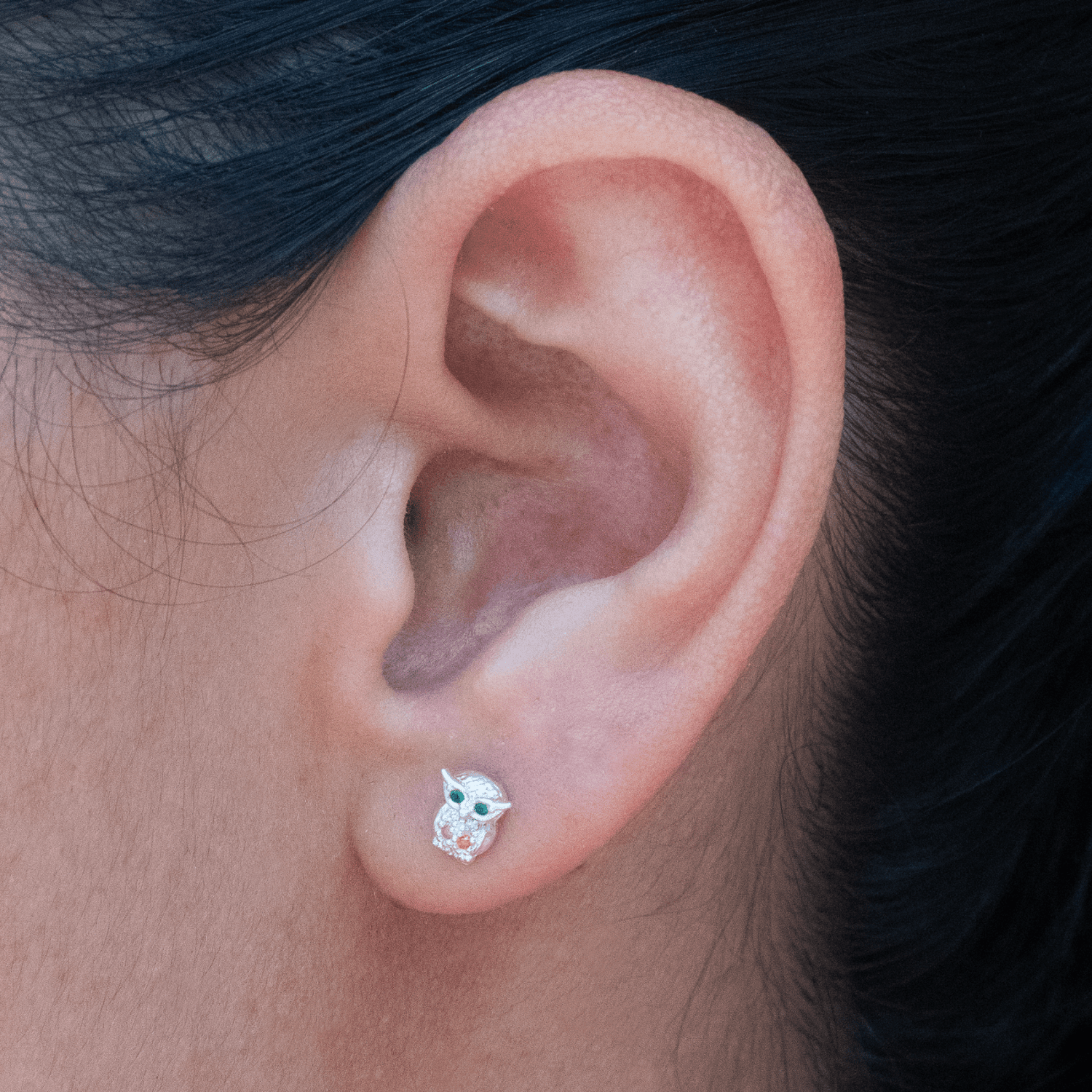 Topo Buho Circones Multicolor Rosca Seguridad - Vibrantto Joyas y Accesorios - P34253-COLOR