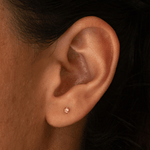 Topo Circon Mini Rosa 2mm - Vibrantto Joyería - T928