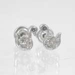 Topo Cisne Verde Rosca Seguridad - Vibrantto Joyas y Accesorios - P34257V