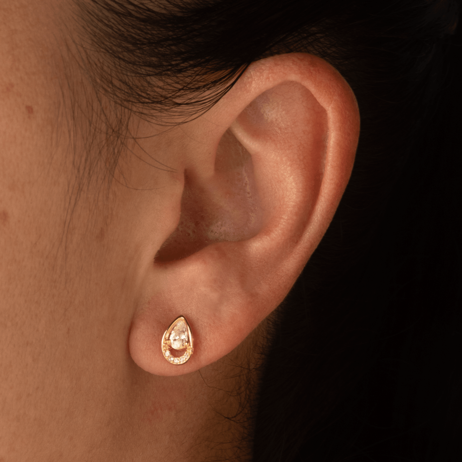 Topo Gota Piedra Cristal - Vibrantto Joyas y Accesorios - 9021411