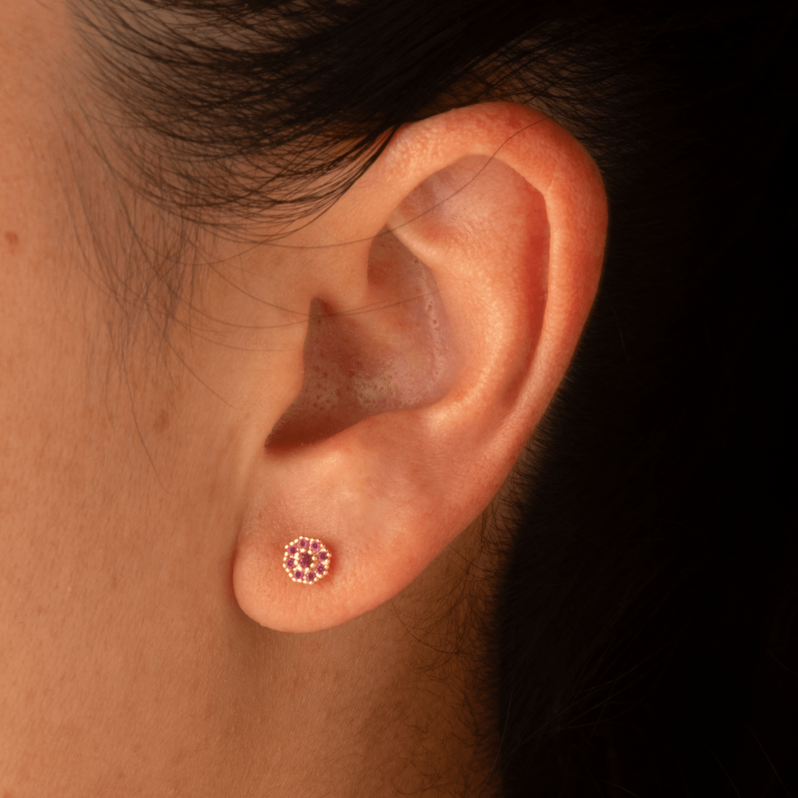 Topo Hexagonal Micrcocircon 5mm - Vibrantto Joyas y Accesorios - 9020908