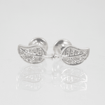 Topo Hoja Circones Rosca Seguridad - Vibrantto Joyas y Accesorios - P34256