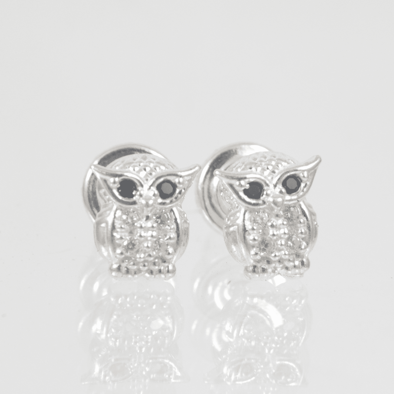 Topo Buho Circones Cristal Rosca Seguridad - Vibrantto Joyas y Accesorios - P34253