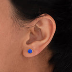 Topo Circon 6mm Azul - Vibrantto Joyas y Accesorios - 9020378