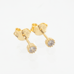 Topo bisel circon diam 3mm cristal - Vibrantto Joyas y Accesorios - 9021416