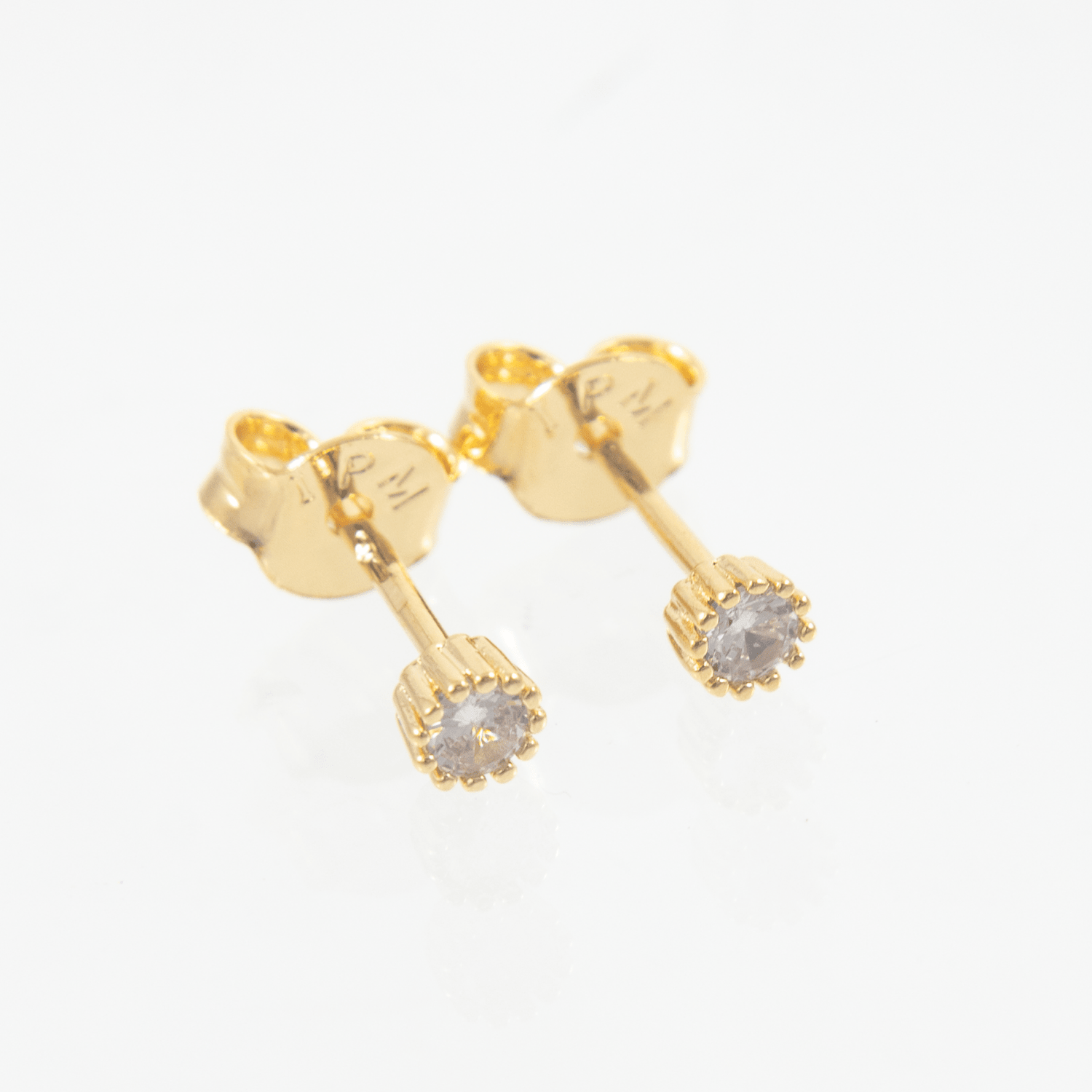 Topo bisel circon diam 3mm cristal - Vibrantto Joyas y Accesorios - 9021416