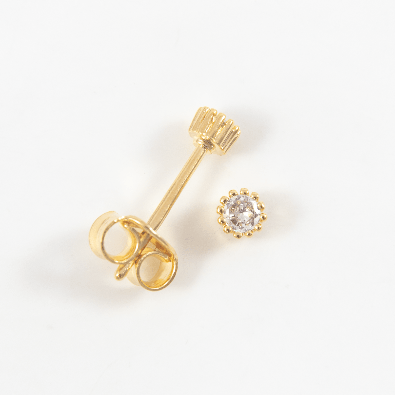 Topo bisel circon diam 3mm cristal - Vibrantto Joyas y Accesorios - 9021416