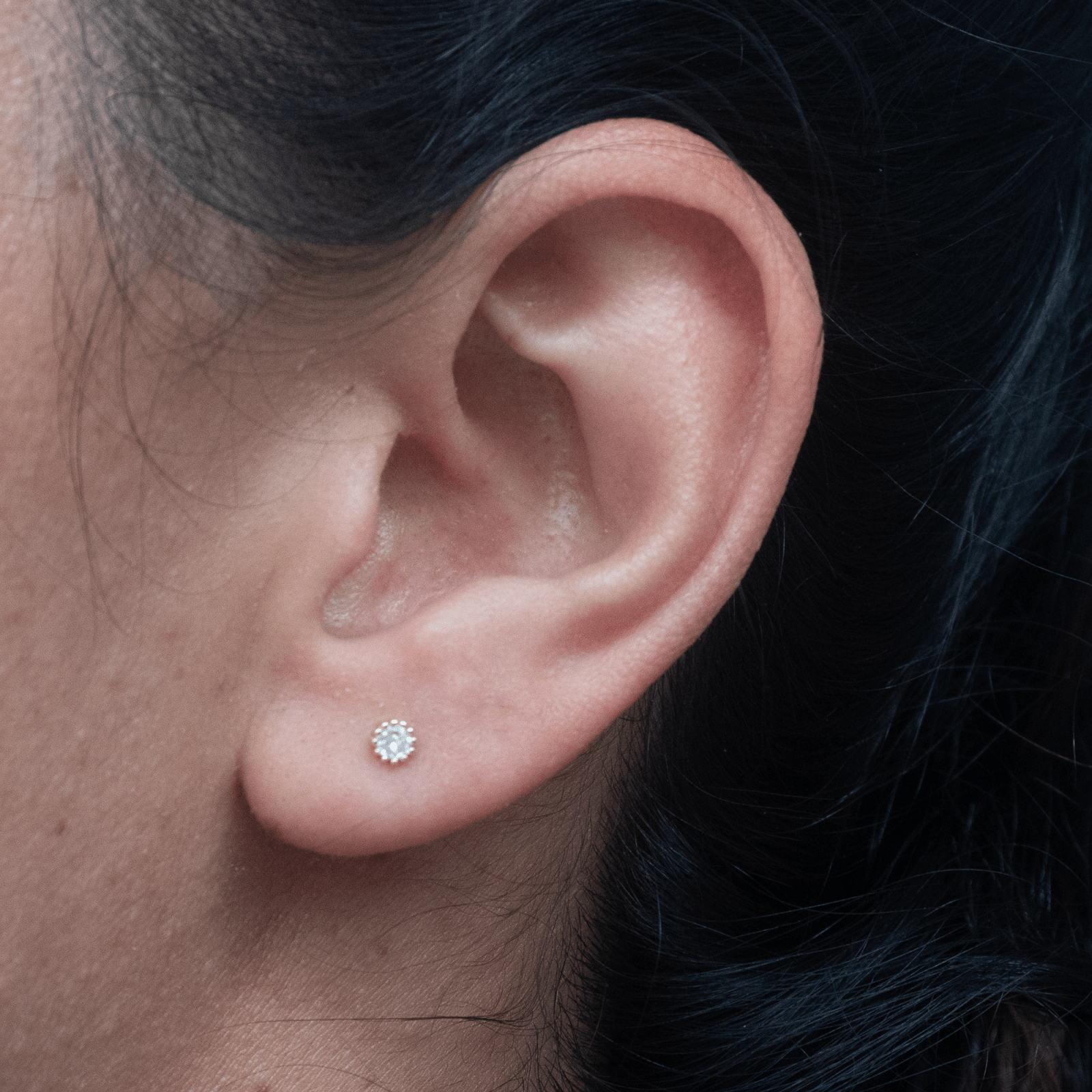 Topo bisel circon diam 3mm cristal - Vibrantto Joyas y Accesorios - 9021416