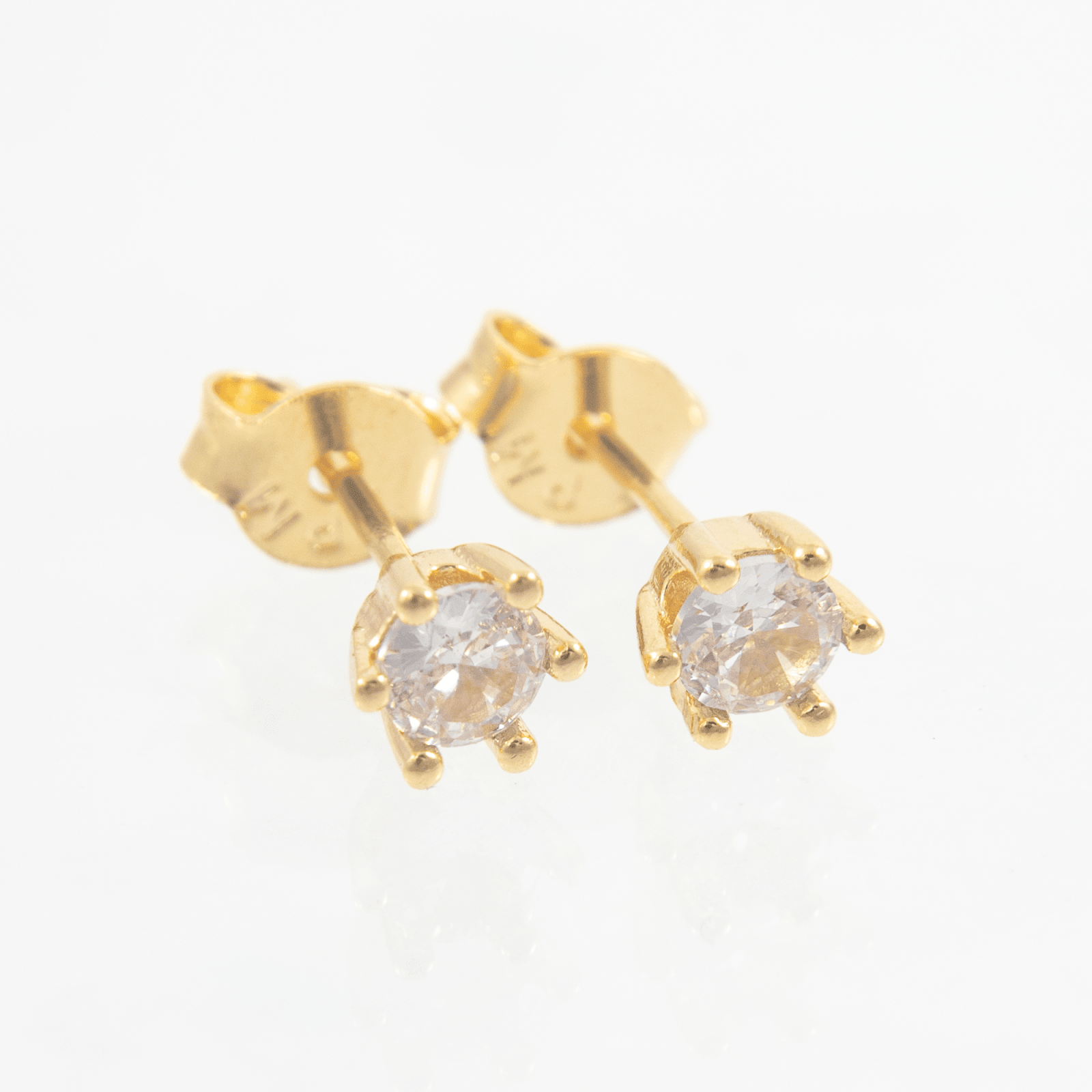 Topo circon cristal 5mm - Vibrantto Joyas y Accesorios - 9021525