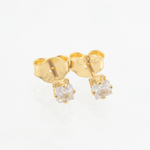 Topo circon cuadrado 3mm Cristal - Vibrantto Joyas y Accesorios - 9020814-2