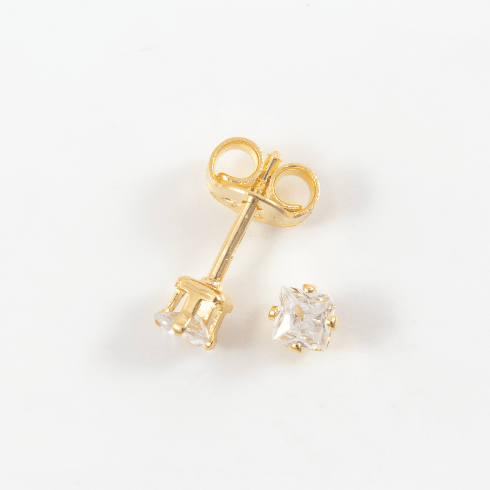 Topo circon cuadrado 3mm Cristal - Vibrantto Joyas y Accesorios - 9020814-2