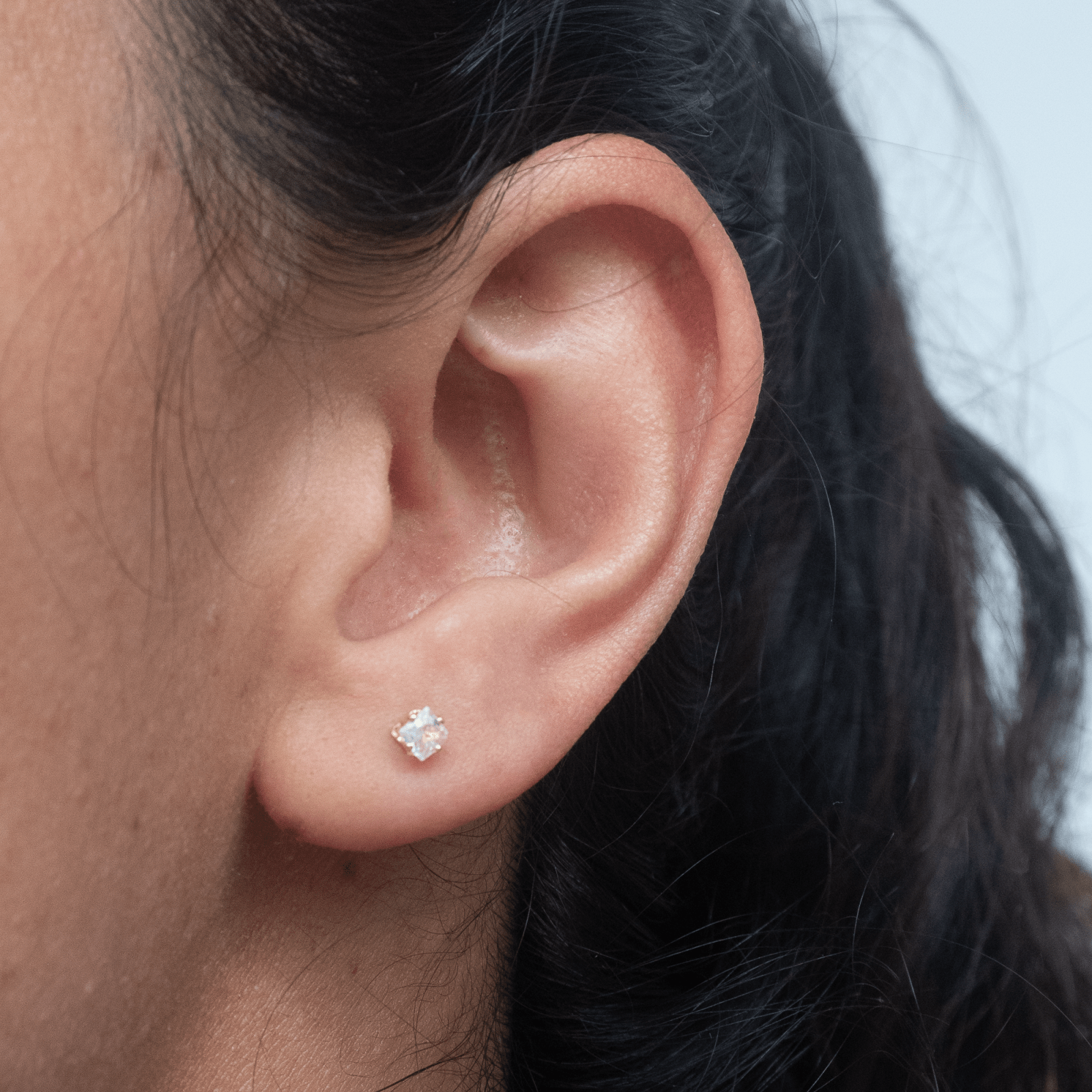 Topo circon cuadrado 3mm Cristal - Vibrantto Joyas y Accesorios - 9020814-2