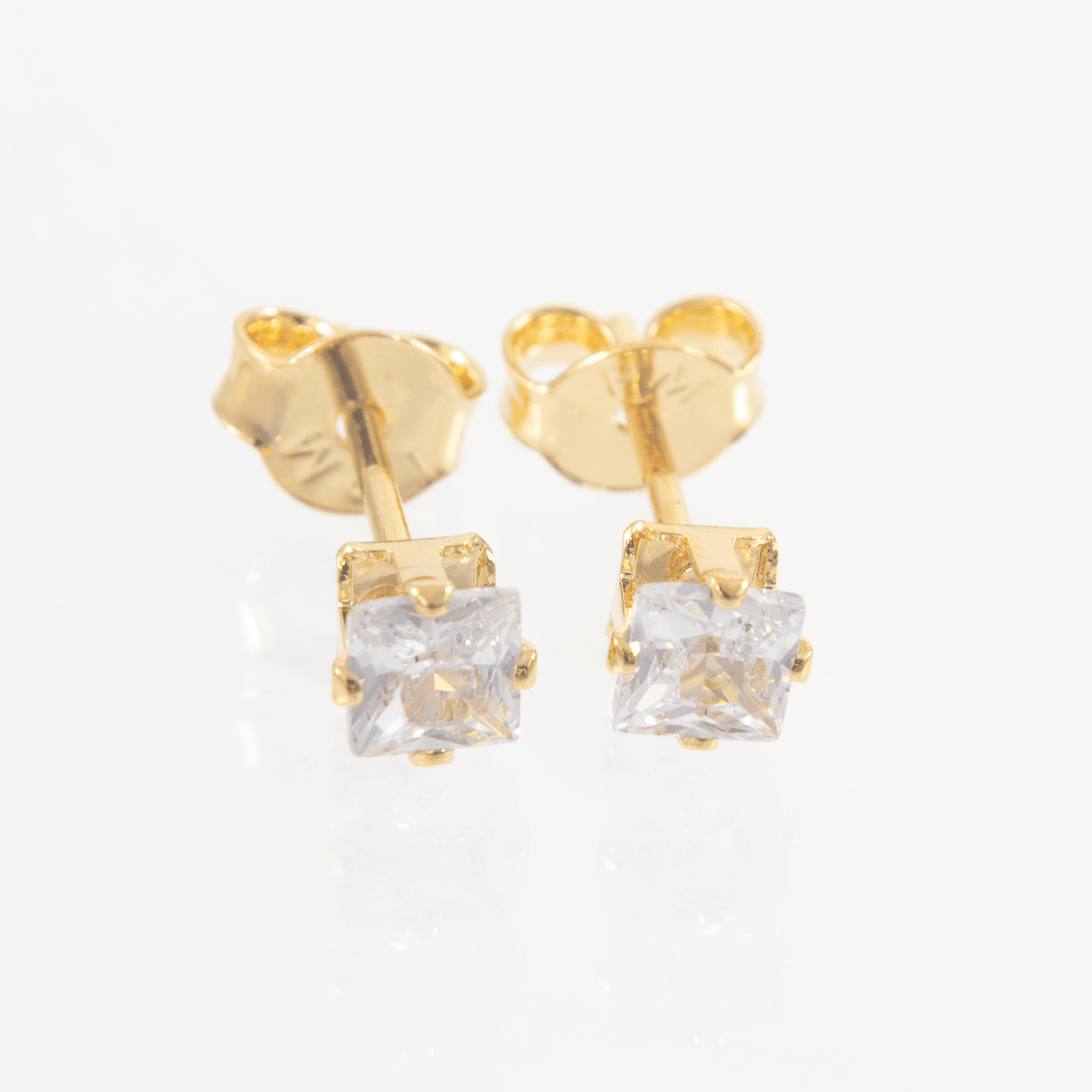 Topo circon cuadrado cristal - Vibrantto Joyas y Accesorios - 9020092