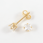 Topo circon cuadrado cristal - Vibrantto Joyas y Accesorios - 9020092