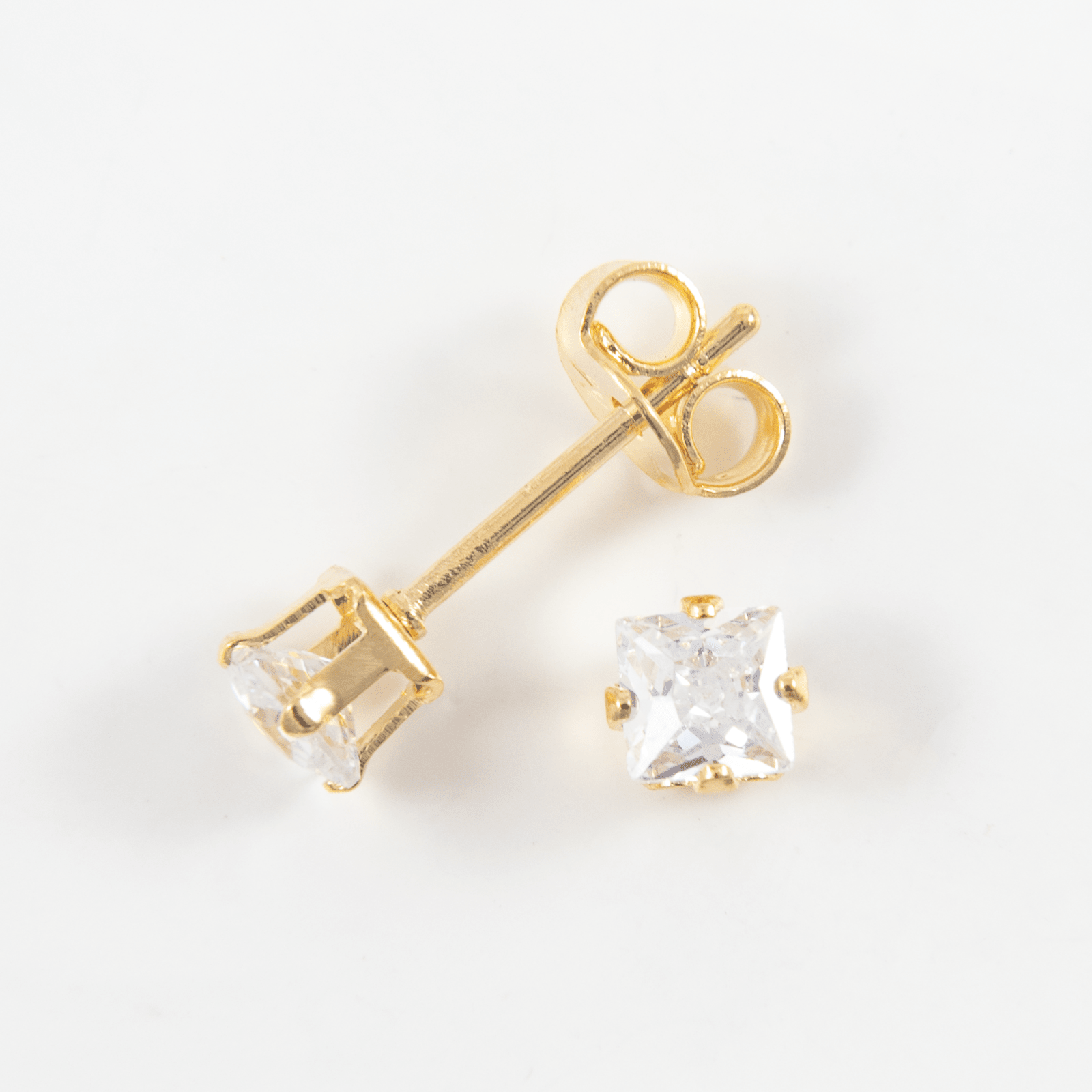 Topo circon cuadrado cristal - Vibrantto Joyas y Accesorios - 9020092