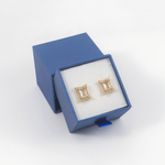 Topo cuadrado cristal bordes - Vibrantto Joyas y Accesorios - OC34026