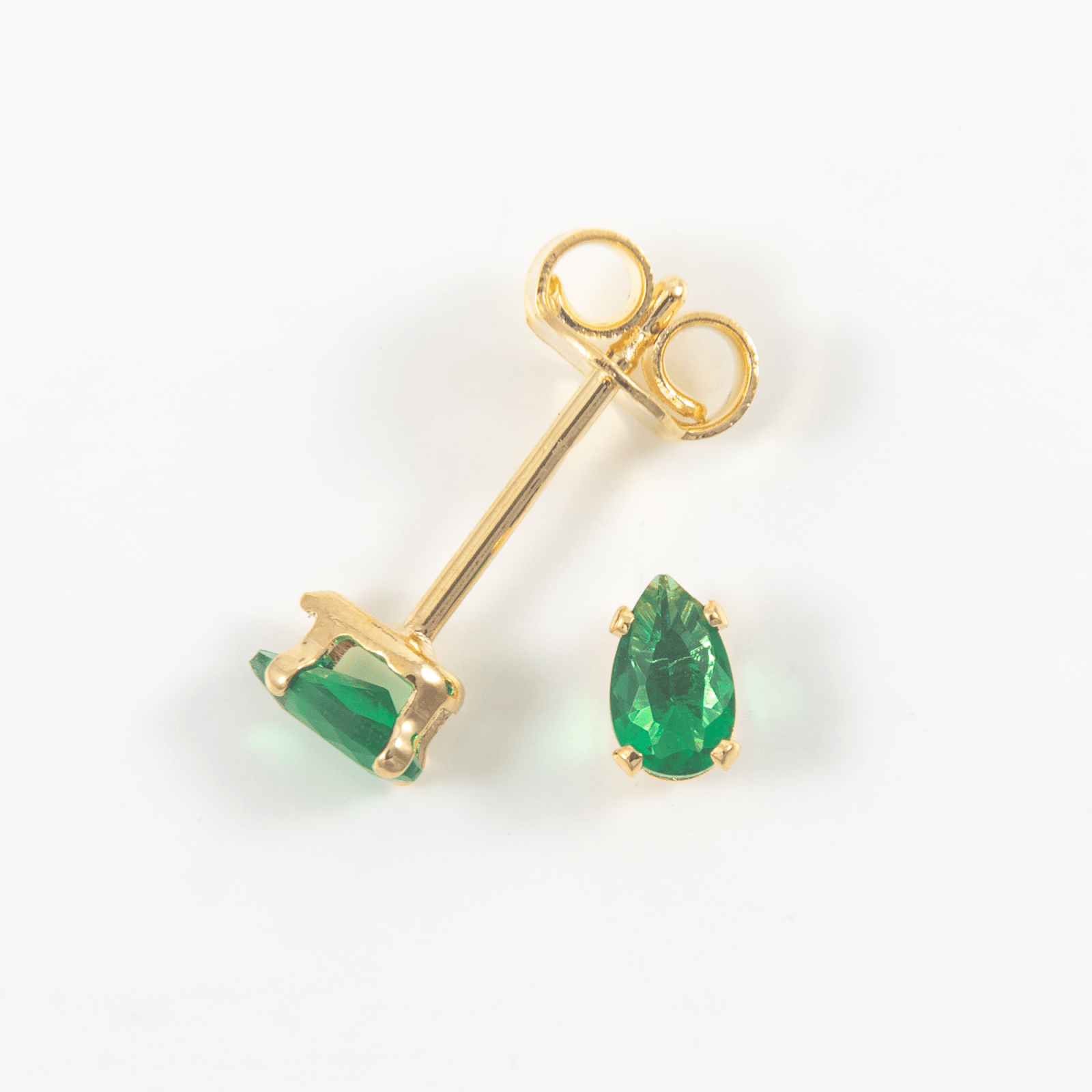 Topo gota verde - Vibrantto Joyas y Accesorios - 9020626