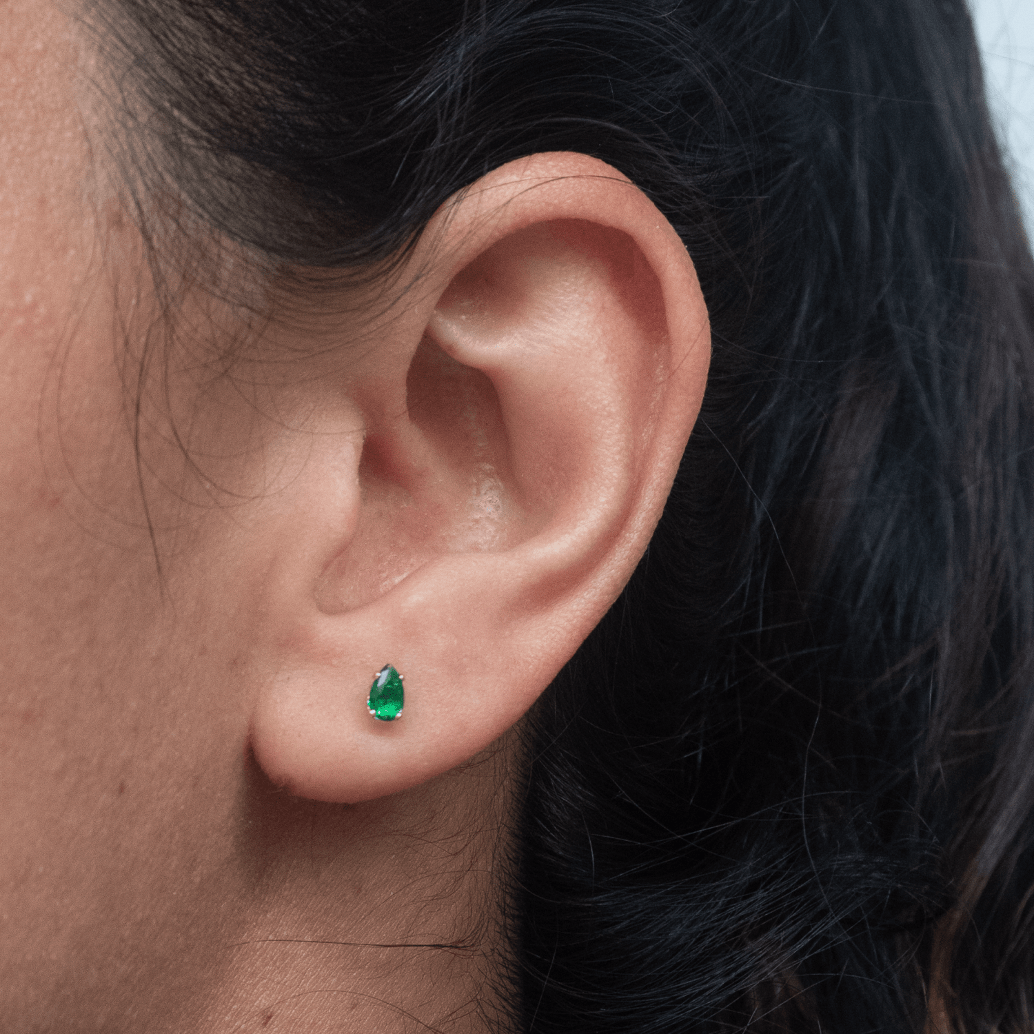 Topo gota verde - Vibrantto Joyas y Accesorios - 9020626