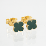 Topo trebol 7mm Verde - Vibrantto Joyas y Accesorios - 9021302