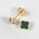 Topo trebol 7mm Verde - Vibrantto Joyas y Accesorios - 9021302