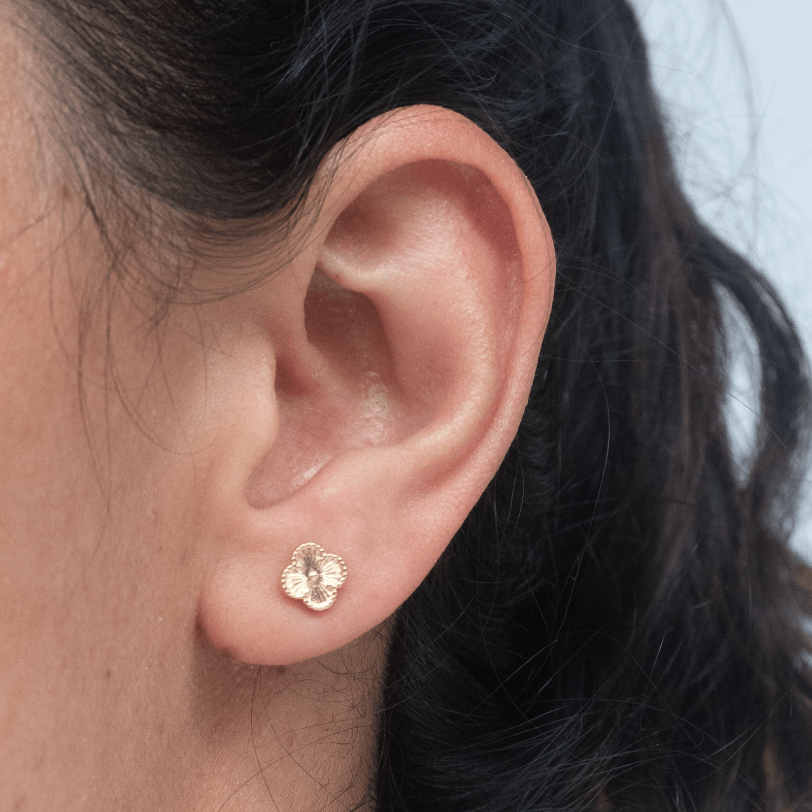 Topo trebol 7mm - Vibrantto Joyas y Accesorios - 9021661