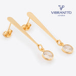 Arete Colgante Bizantino - Vibrantto Joyería