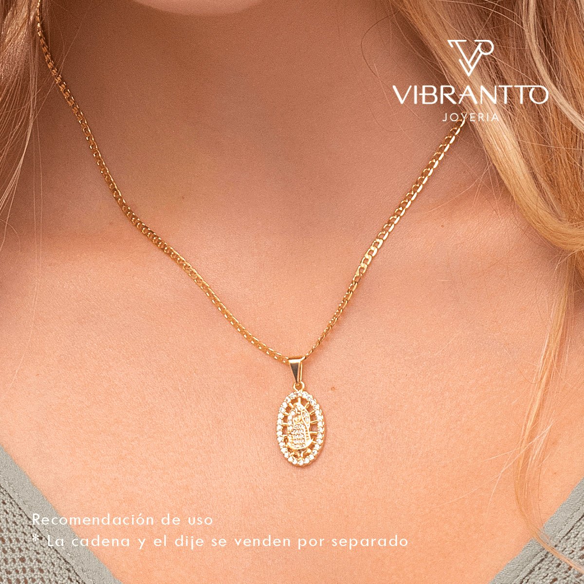 Cadena Cubana Plana Diamantada - Vibrantto Joyería 