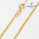 Cadena Cubana Plana Diamantada - Vibrantto Joyería