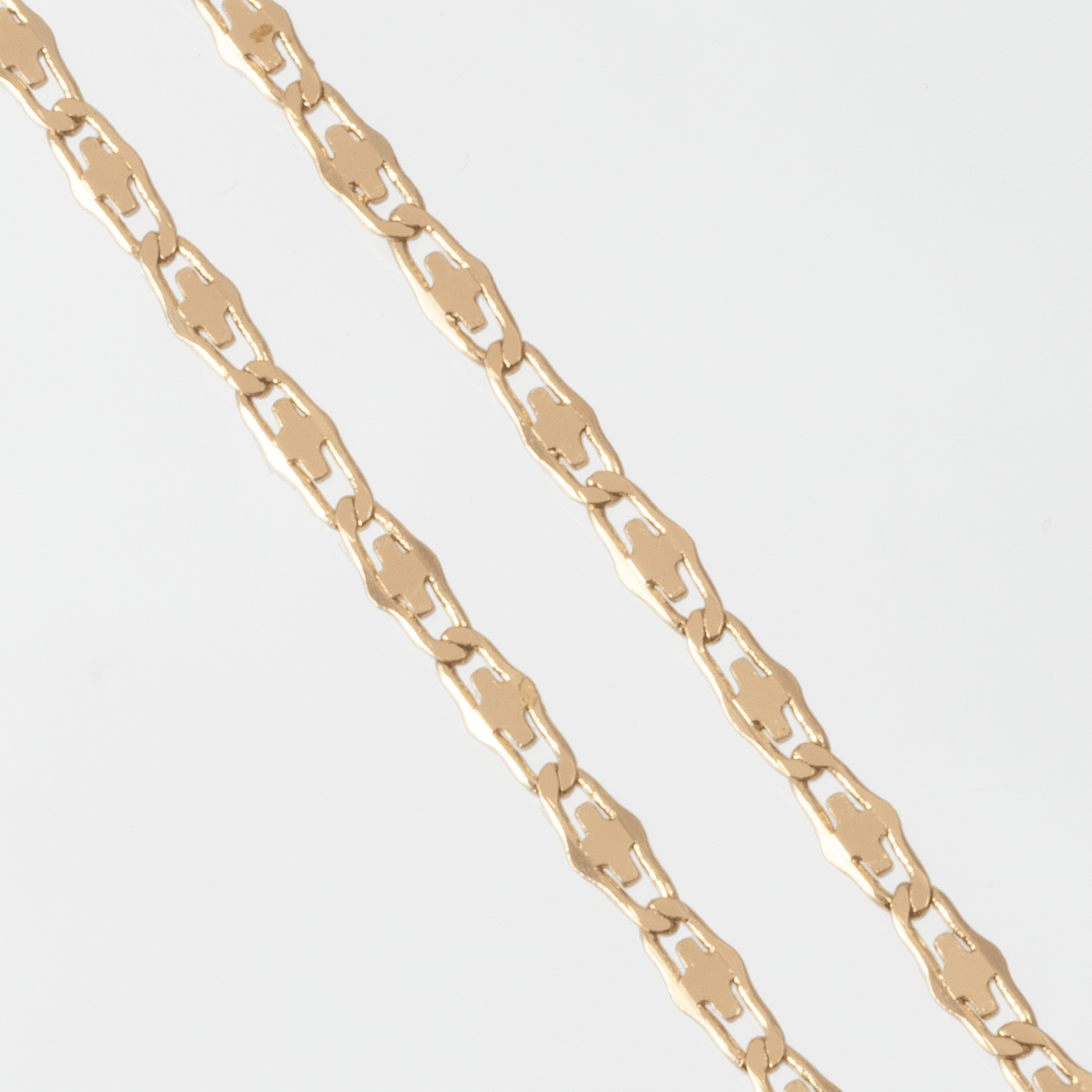 Cadena Escalera Cruz 2.5mm - 60cm - Vibrantto Joyas y Accesorios - OC48309