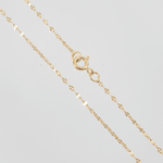 Cadena Aros Diamantados Cruzados 1.5mm - 40cm - Vibrantto Joyas y Accesorios - OC45403
