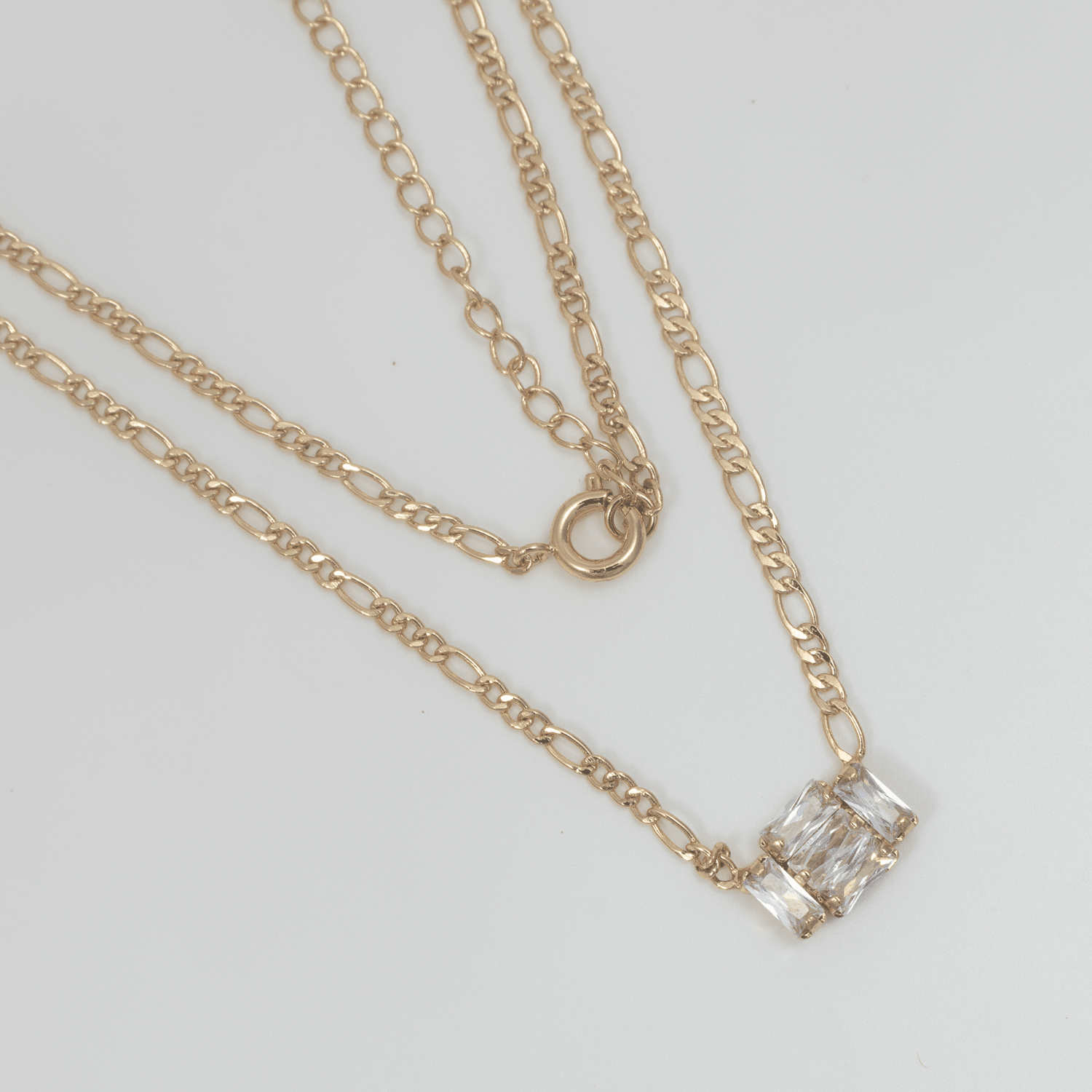 Cadena Square Crystal 2mm 45cm - Vibrantto Joyas y Accesorios - OC47030