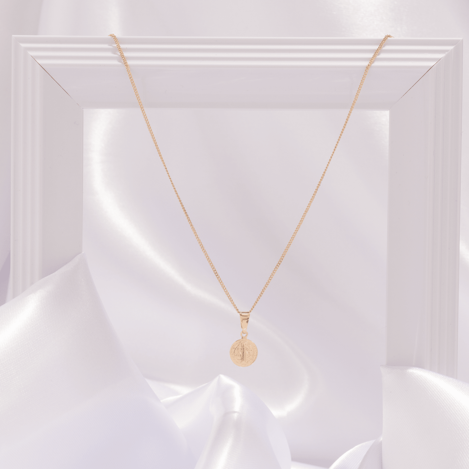 Set San Benito mini (Cadena con Dije) - Vibrantto Joyas y Accesorios - OC46303-9130010
