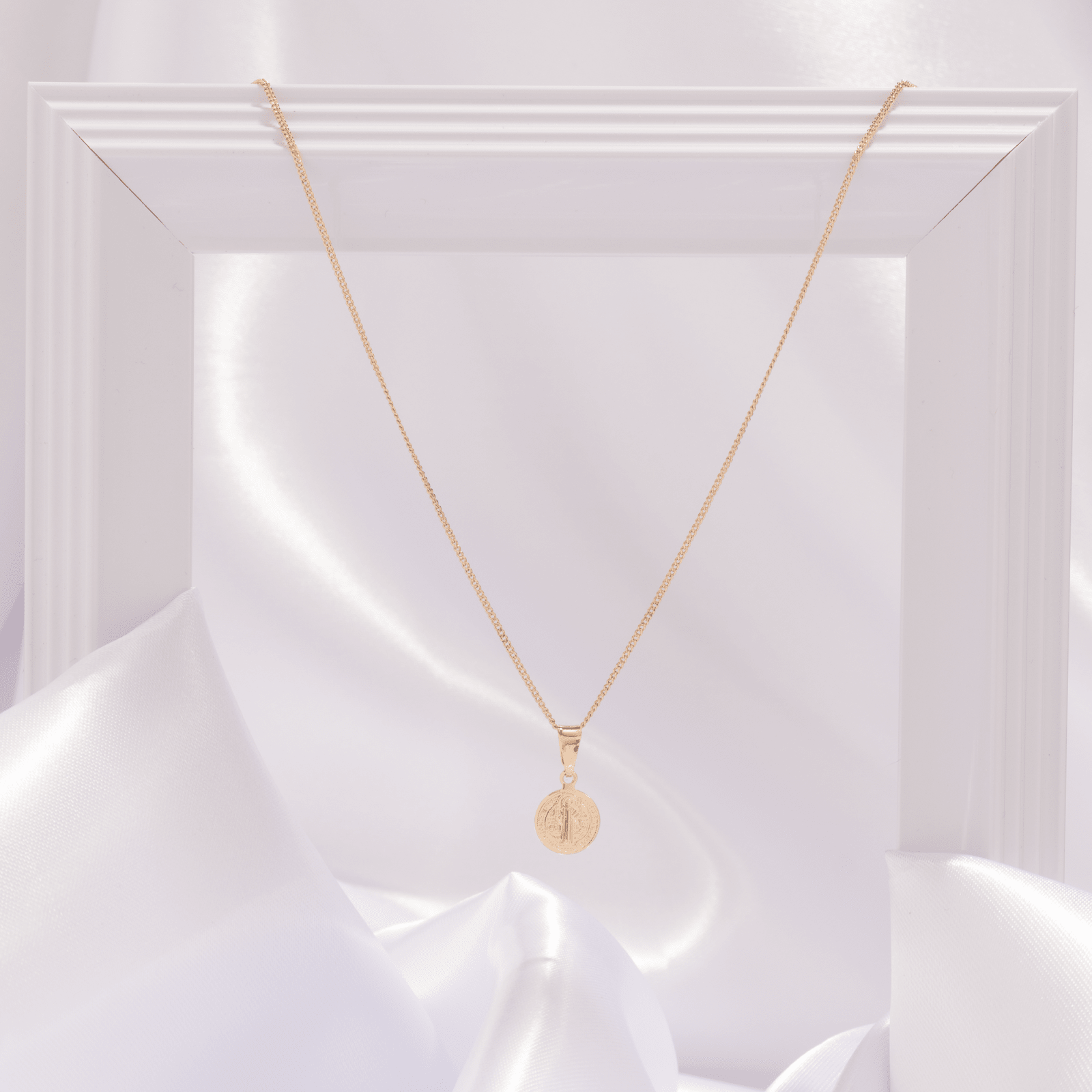 Set San Benito mini (Cadena con Dije) - Vibrantto Joyas y Accesorios - OC46303-9130010