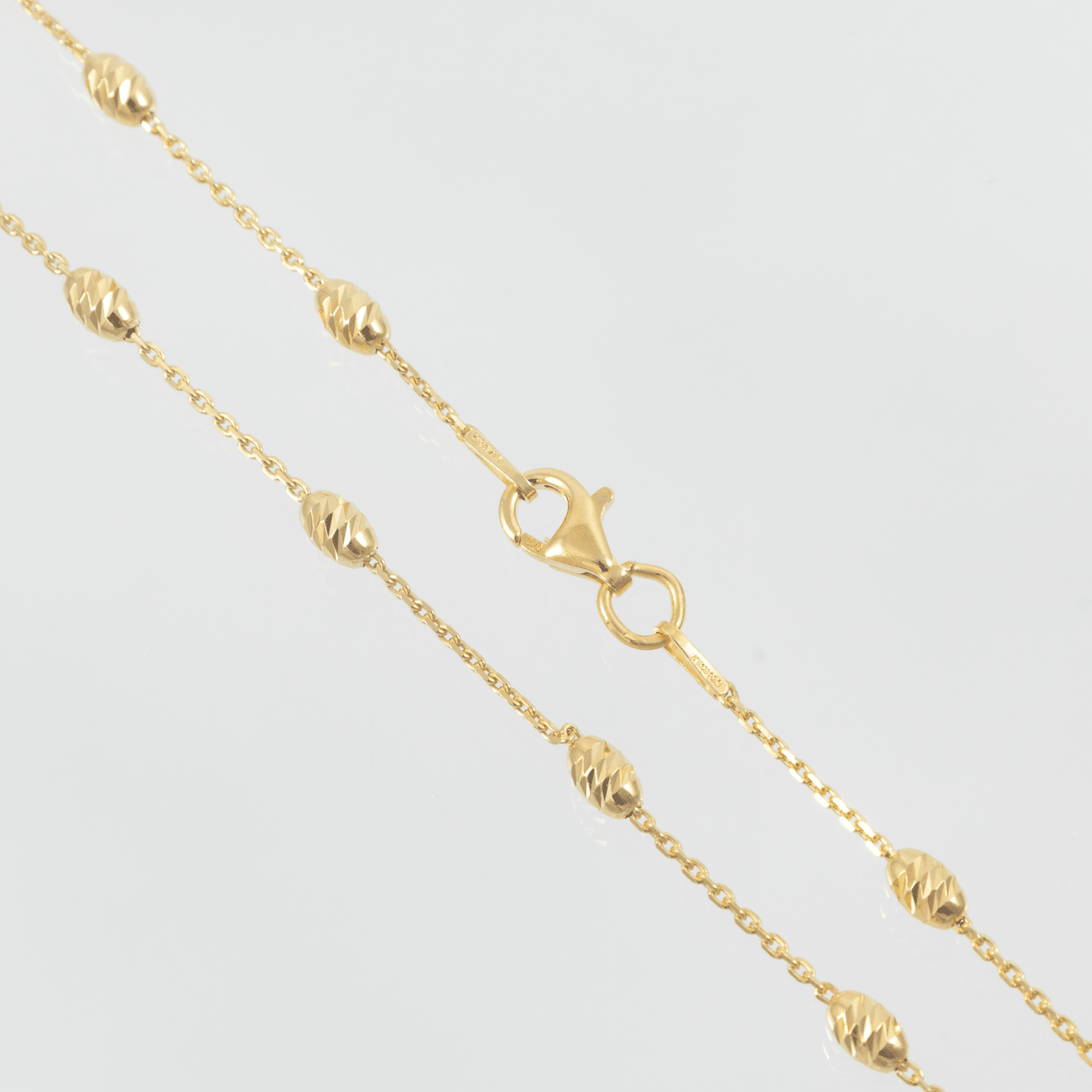 Cadena Militar Espaciada Ovalada Italy IT 65 cm - Vibrantto Joyas y Accesorios - 45303