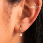 Candonga Estrella Multicolor 2. Oro Laminado 18k - Vibrantto.com - Colombia