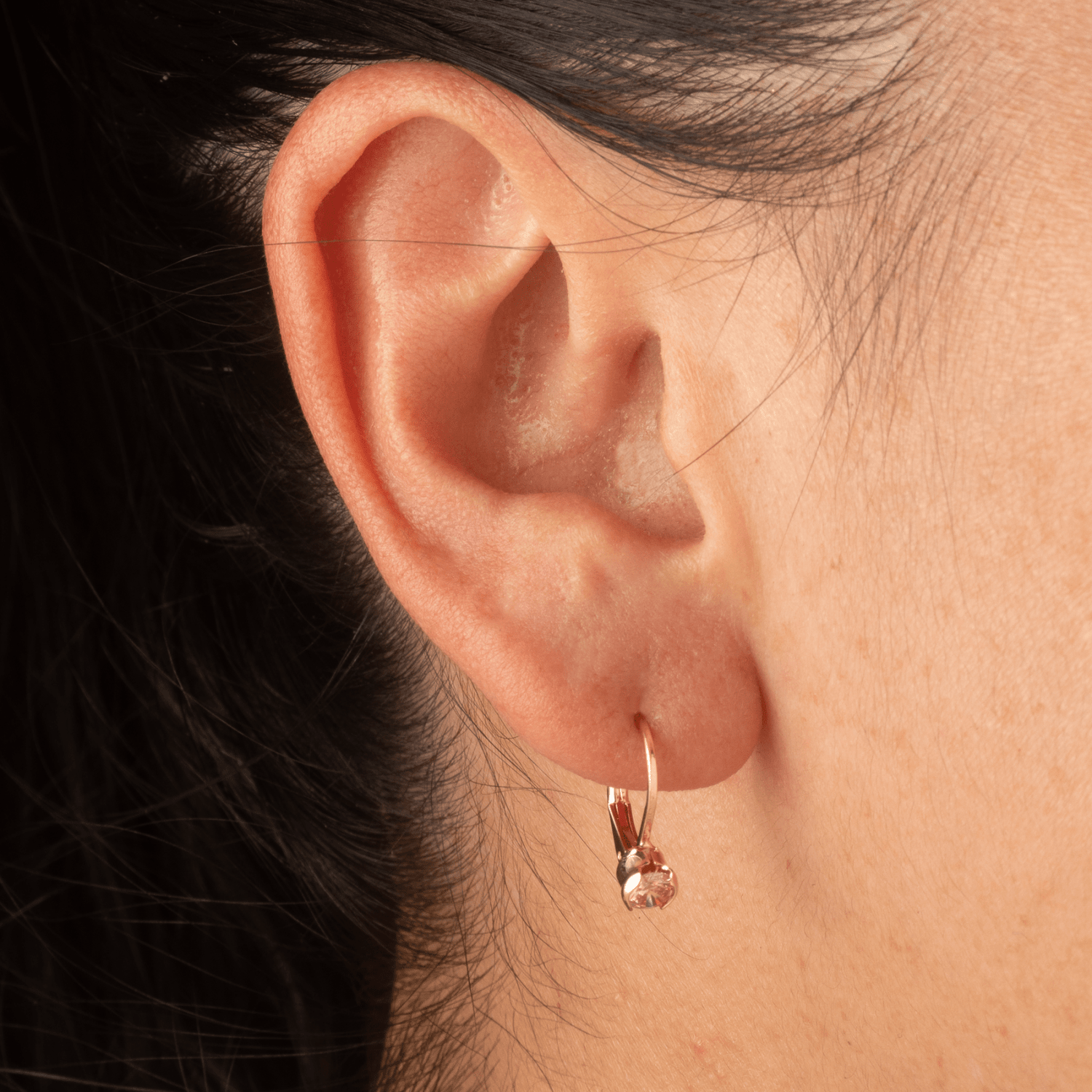 Candonga Gancho Circon 4mm Rosa - Vibrantto Joyas y Accesorios - 9010112-Rosa