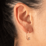 Candonga Gancho Circon 5mm Rosa - Vibrantto Joyas y Accesorios - 09010113-Rosa