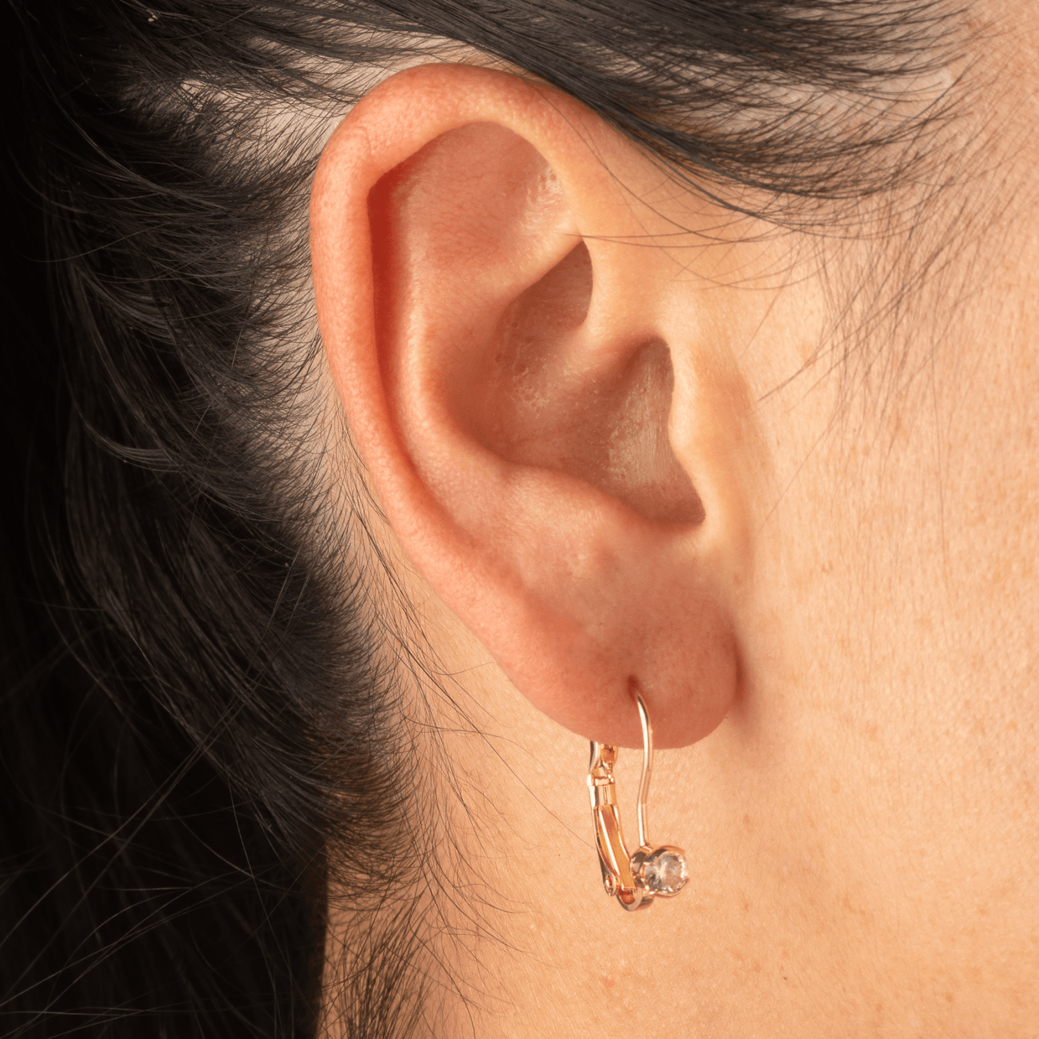 Candonga Gancho Circon 5mm Rosa - Vibrantto Joyas y Accesorios - 09010113-Rosa