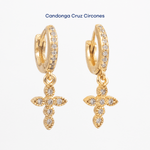 Candonga Cruz Circones - Vibrantto Joyas y Accesorios - AC380
