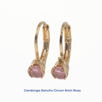 Candonga Gancho Circon 5mm Rosa - Vibrantto Joyas y Accesorios - 09010113-Rosa