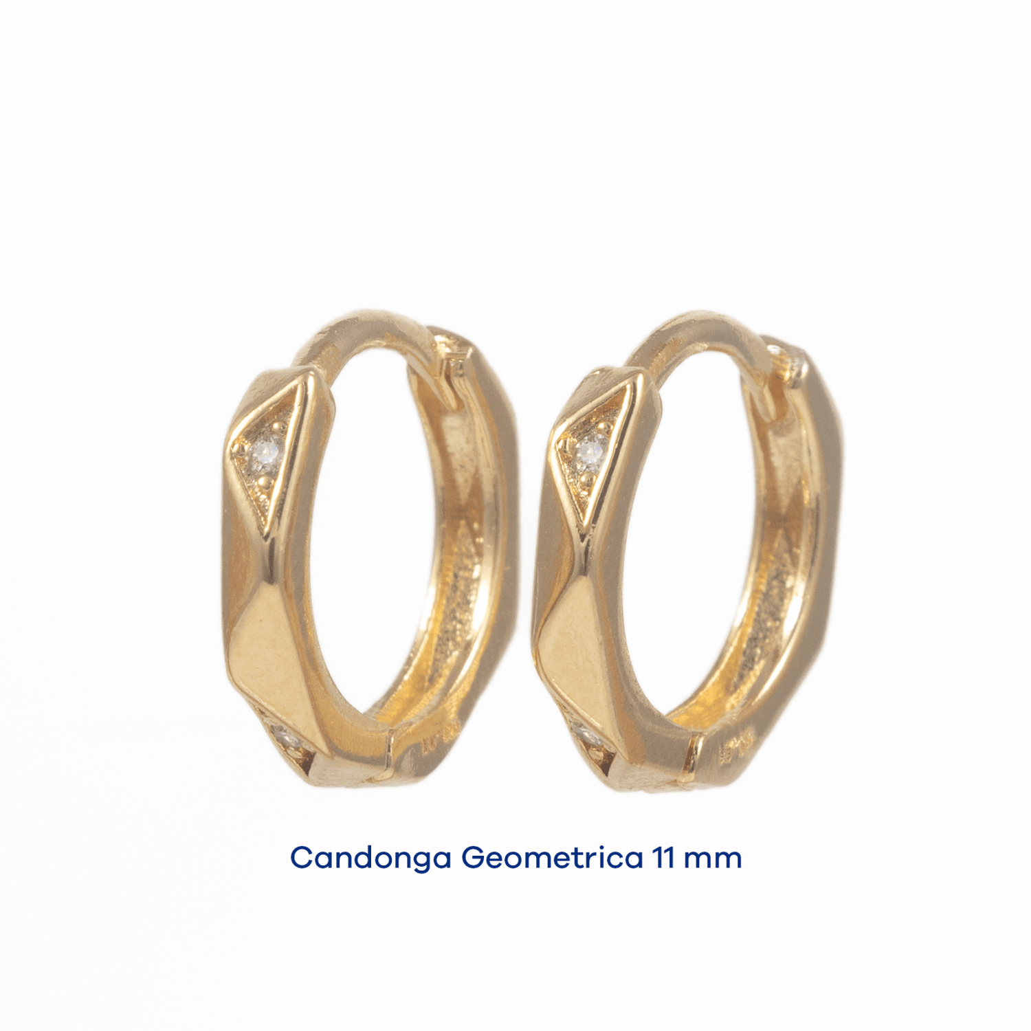 Candonga Geometrica 1.1cm - Vibrantto Joyas y Accesorios - 9031232