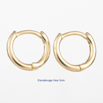 Candonga Lisa 1cm - Vibrantto Joyería - AC603