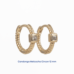 Candonga Melcocha Circon 12mm - Vibrantto Joyas y Accesorios - OC35567