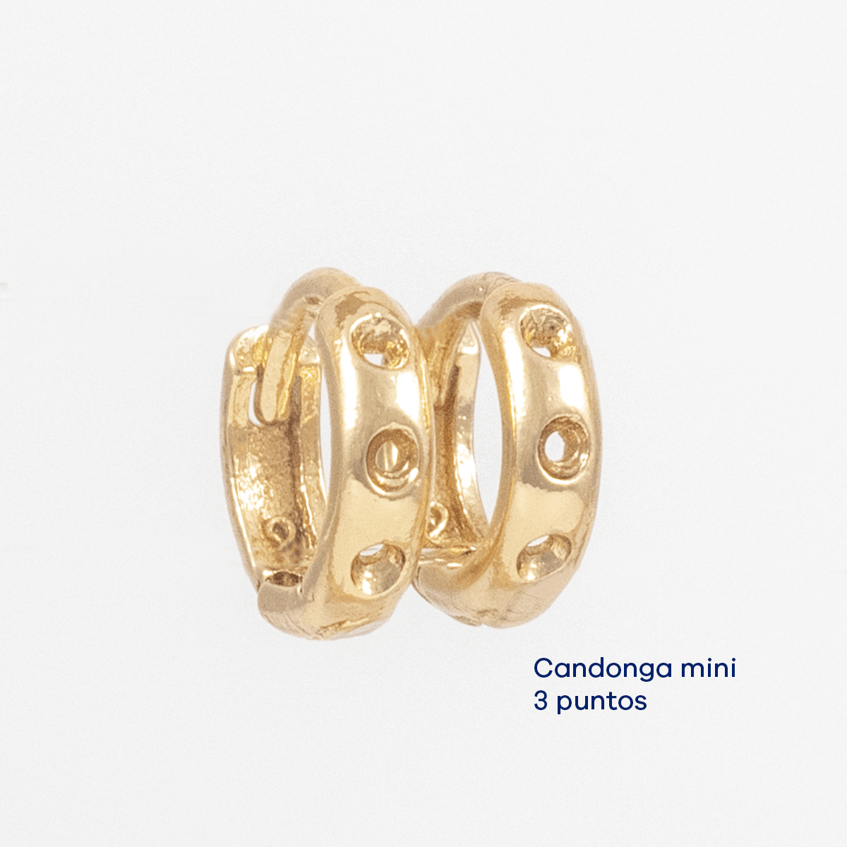 Candonga Mini 3 Puntos - Vibrantto Joyas y Accesorios - AC154