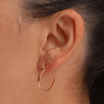 Candonga Plana Lisa 2 cm - Vibrantto Joyas y Accesorios - AC506