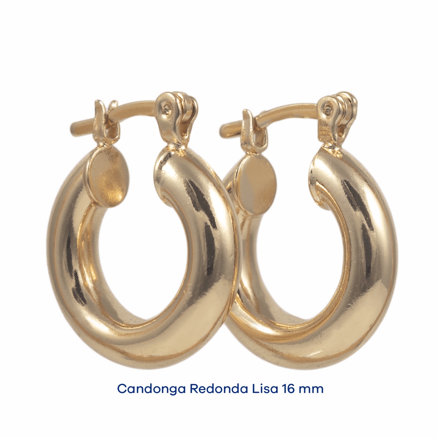 Candonga Lisa 16mm - Vibrantto Joyas y Accesorios - OC35273