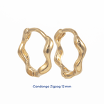 Candonga zigzag 1.2cm - Vibrantto Joyas y Accesorios - 9031221